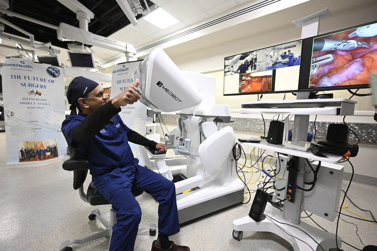 Dr. Vipul Patel, IPCF founder, completes a historic remote